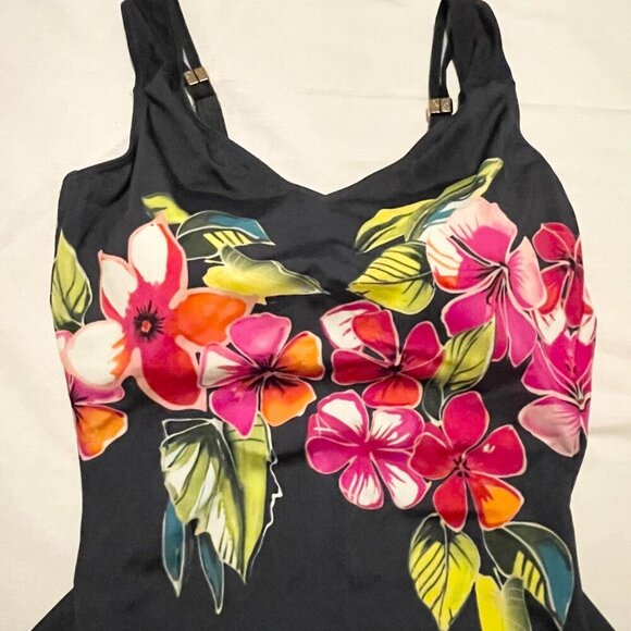 Sunflair Bathing Suit One Piece Floral Womens Size 16 D Cup - Picture 7 of 15